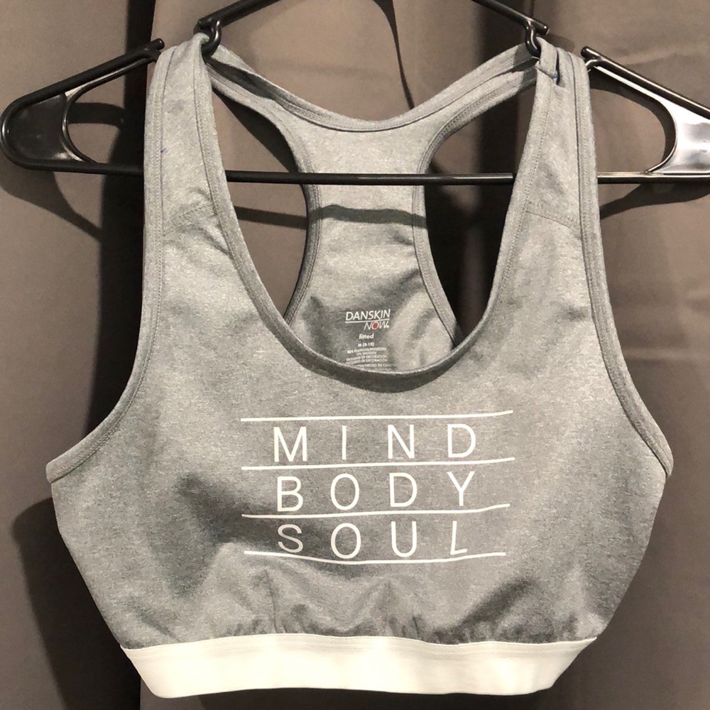 Grey Sports Bra